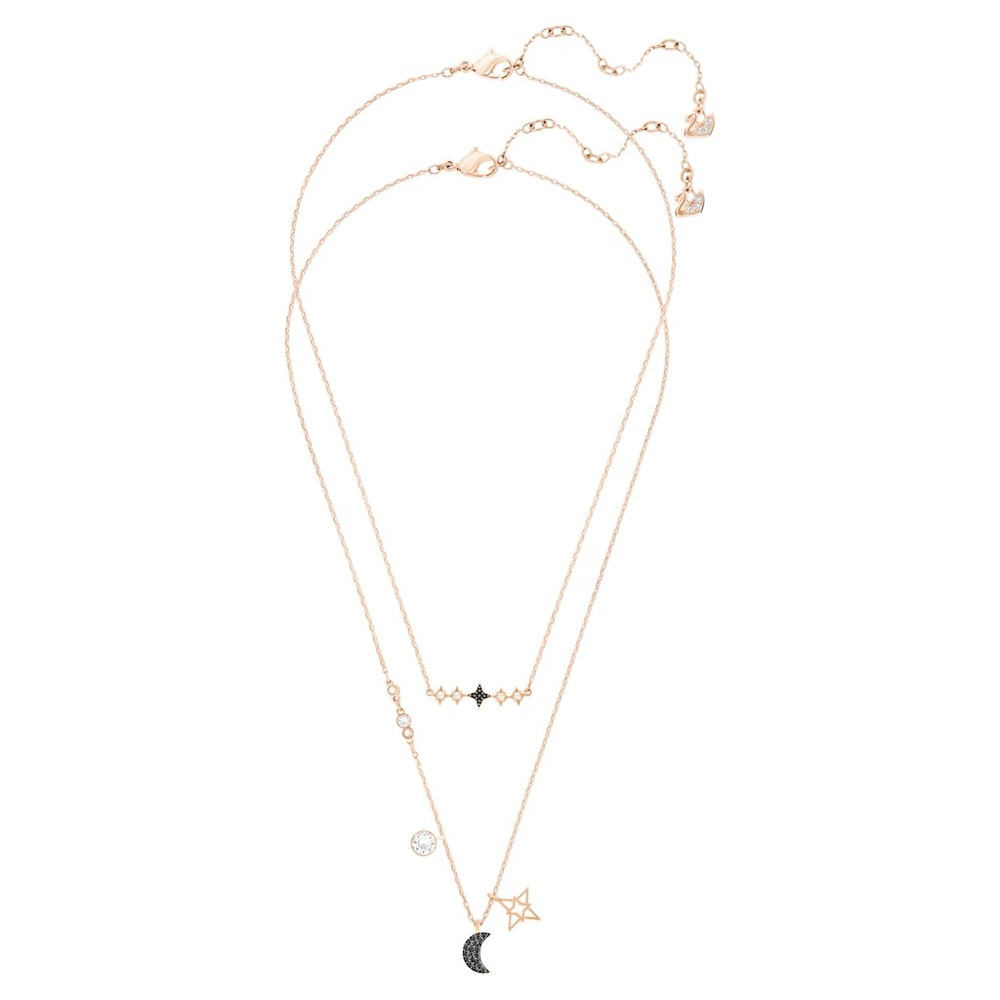 Brand new Swarovski Symbolic necklace Set (2), Moon and star